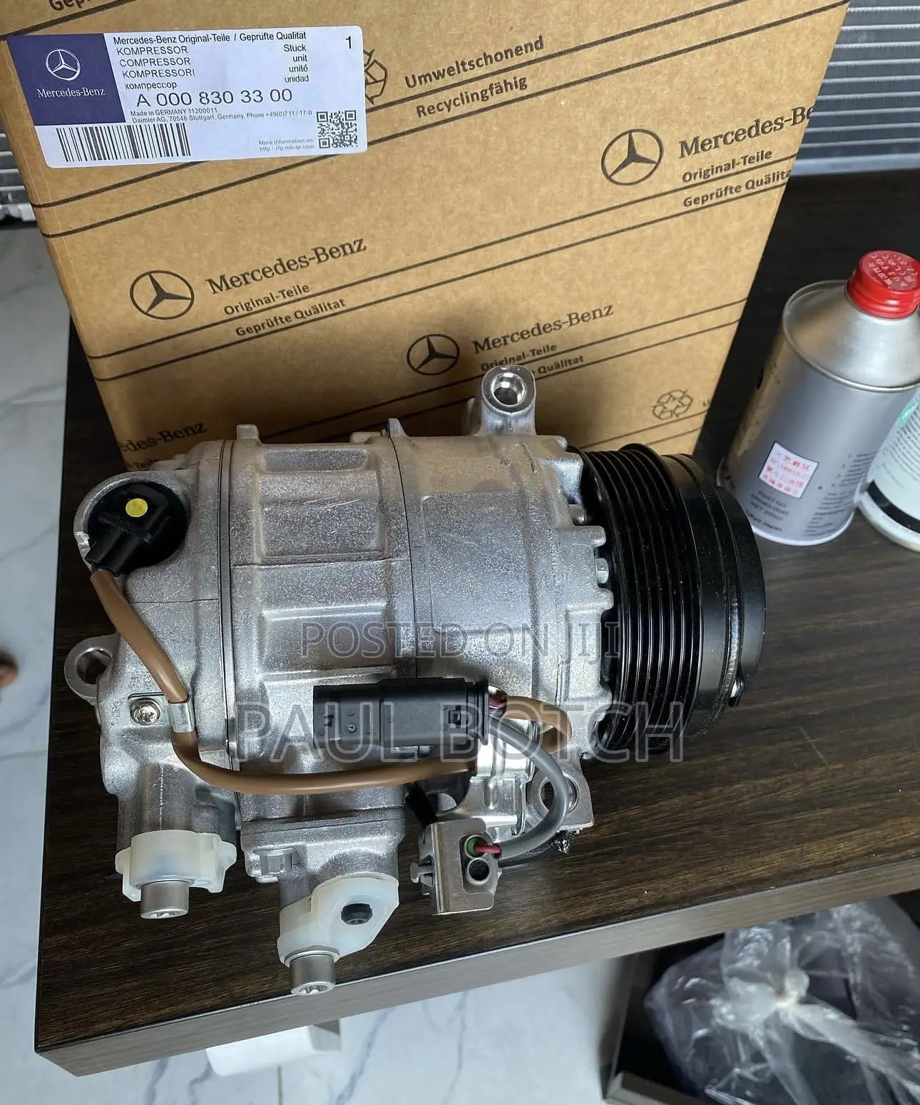 Mercedes-Benz C-Class Air Conditioner Compressor/Motor.