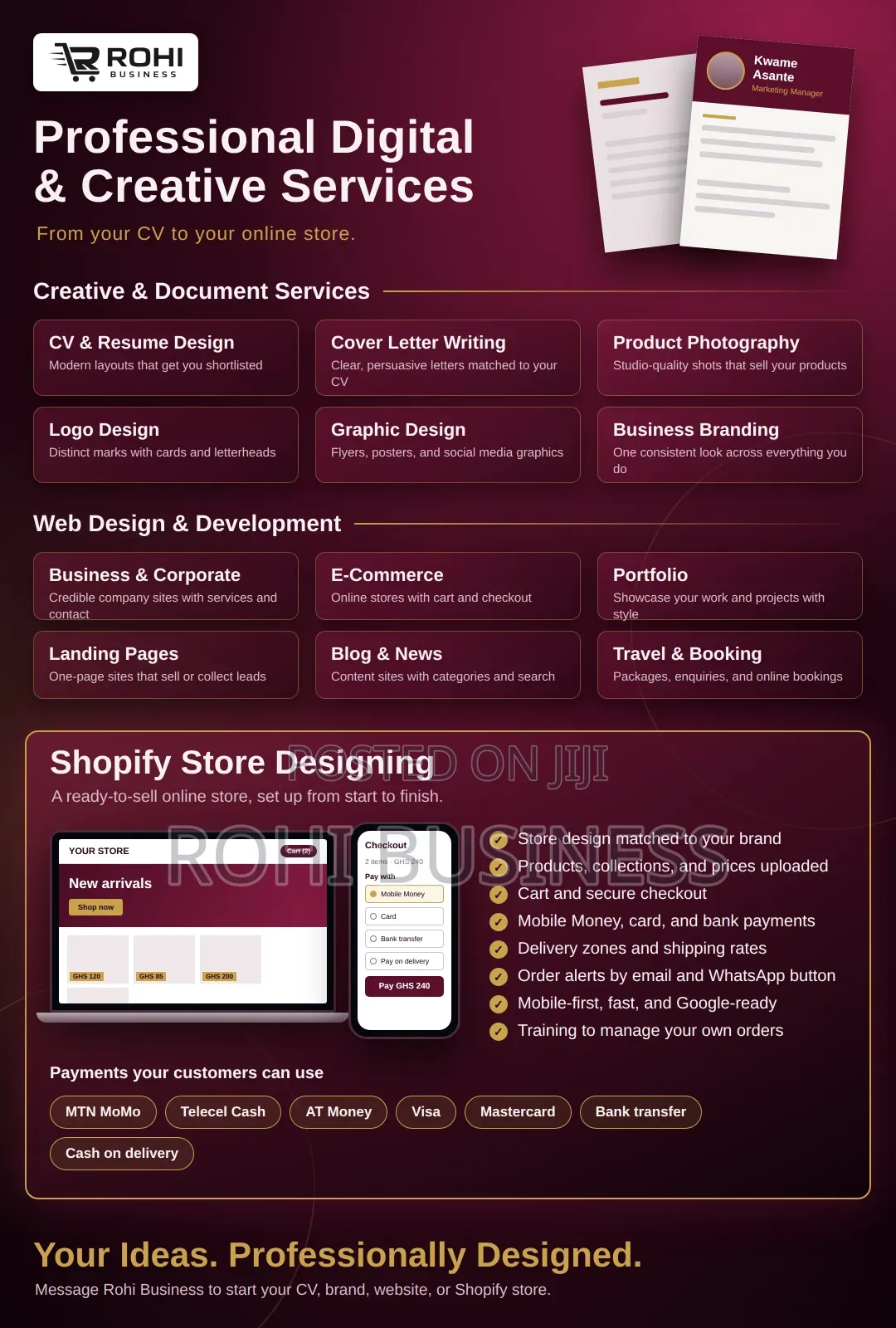 Professional Digital & Creative Services