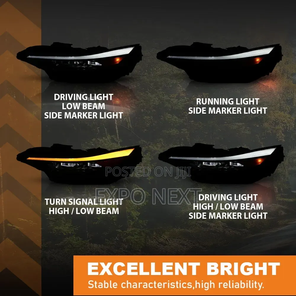 LED Headlight Assembly Left Side for Hyundai Elantra N-Line 2024-2025
