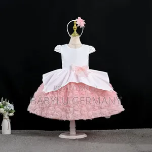 Premium Pink and White Girl's Dress