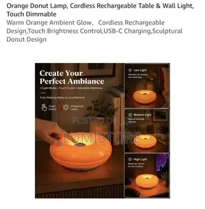 Donut Led Lamp