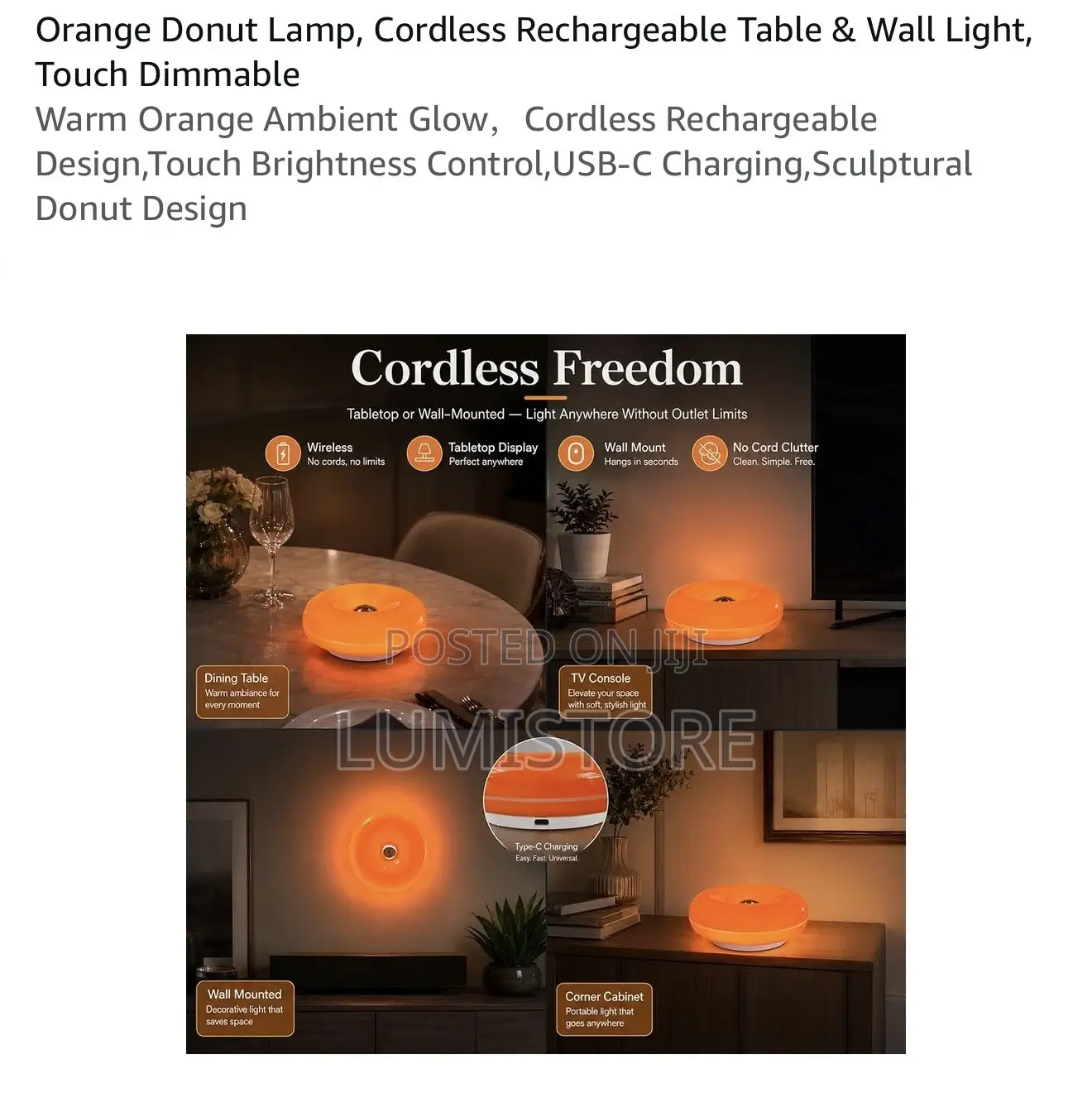 Donut Led Lamp