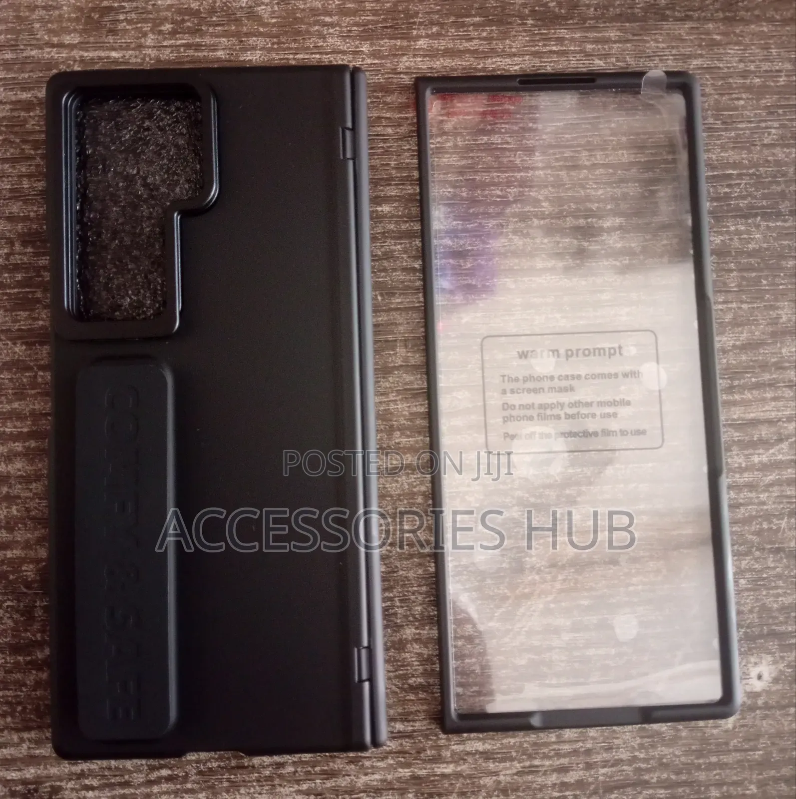 Samsung Z Fold 8 Ultra Case With Inbuilt Screen Protector and a Holder