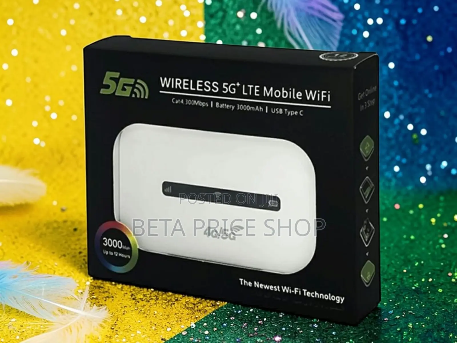 5G LTE Mobile Broadband Router – 300Mbps Portable WiFi Device
