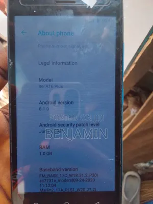 Itel A16 Plus 8 GB Blue