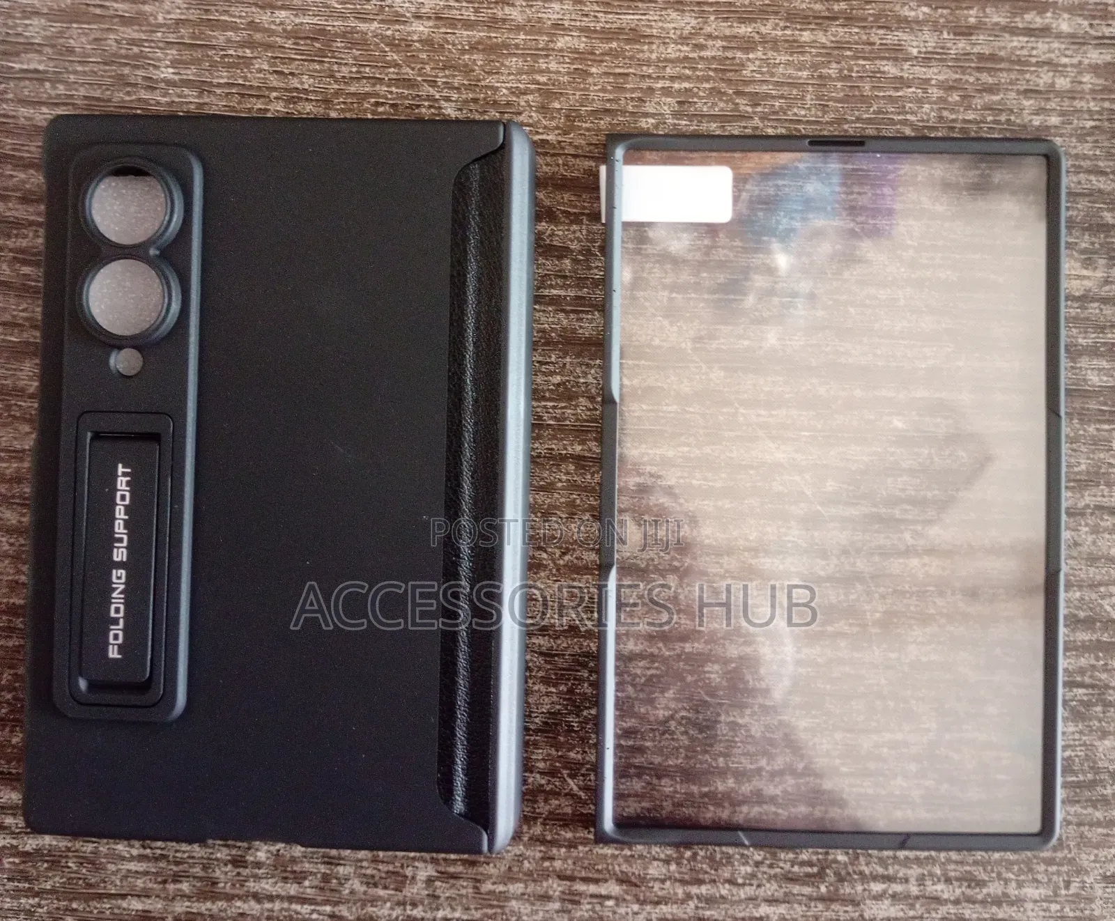 Samsung Z Fold 8 Case With Inbuilt Protector and a Stand With Hinge