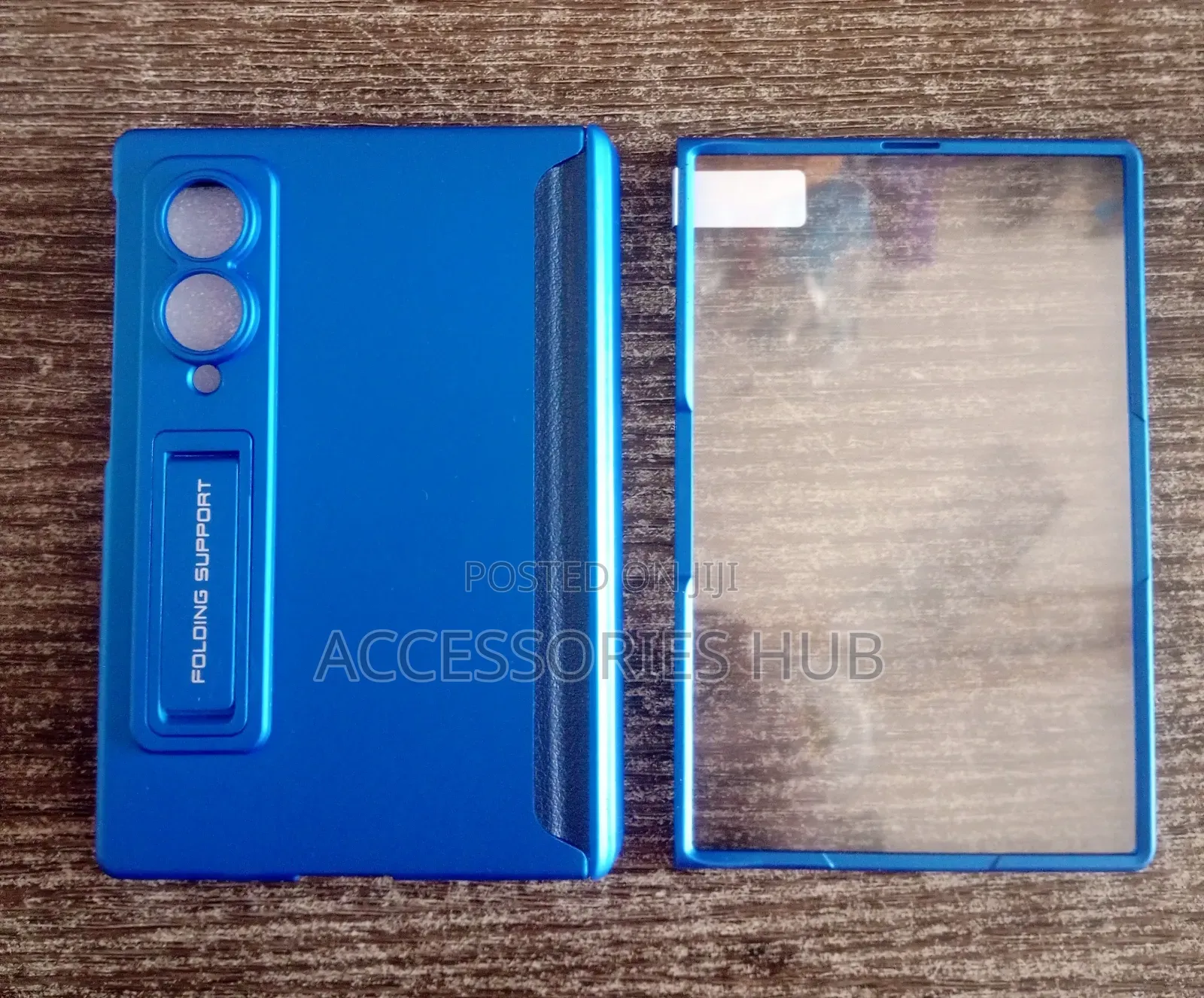 Samsung Z Fold 8 Case With Inbuilt Protector and a Stand With Hinge