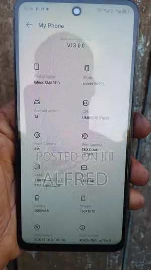 Infinix Smart 8 64 GB Black