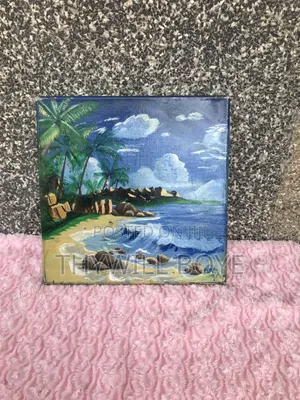 Original Hand Painted Beach Canvas