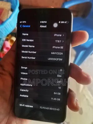 Apple iPhone SE 64 GB Black