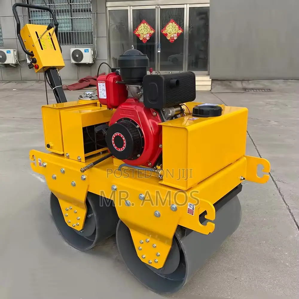 600KG AL-60 Double Drum Walk-Behind Roller