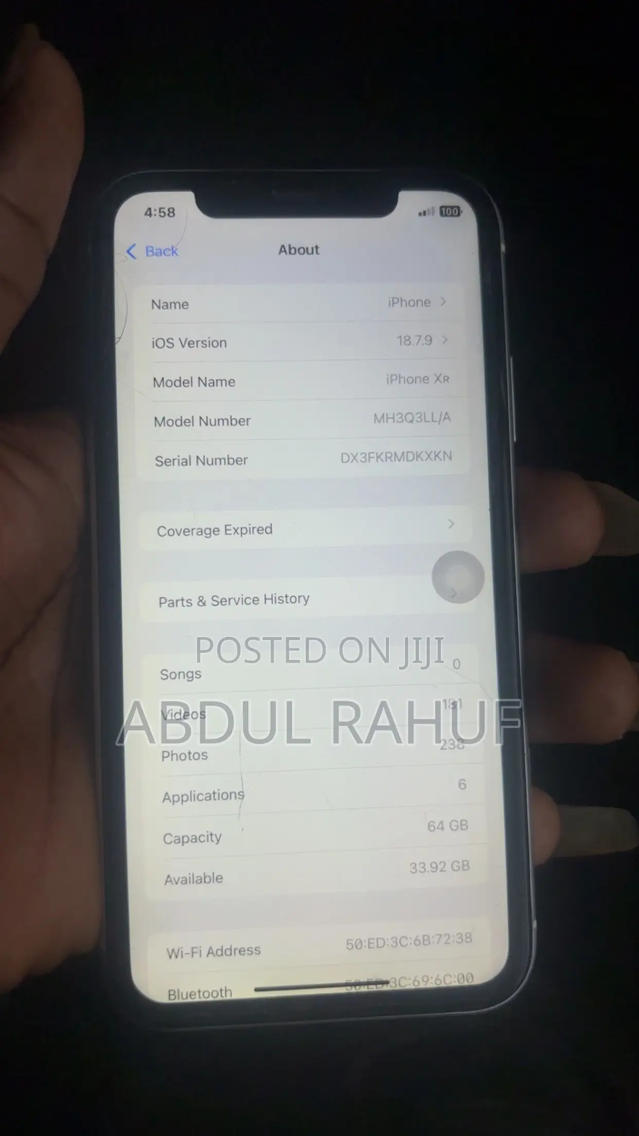 Apple iPhone XR 64 GB White