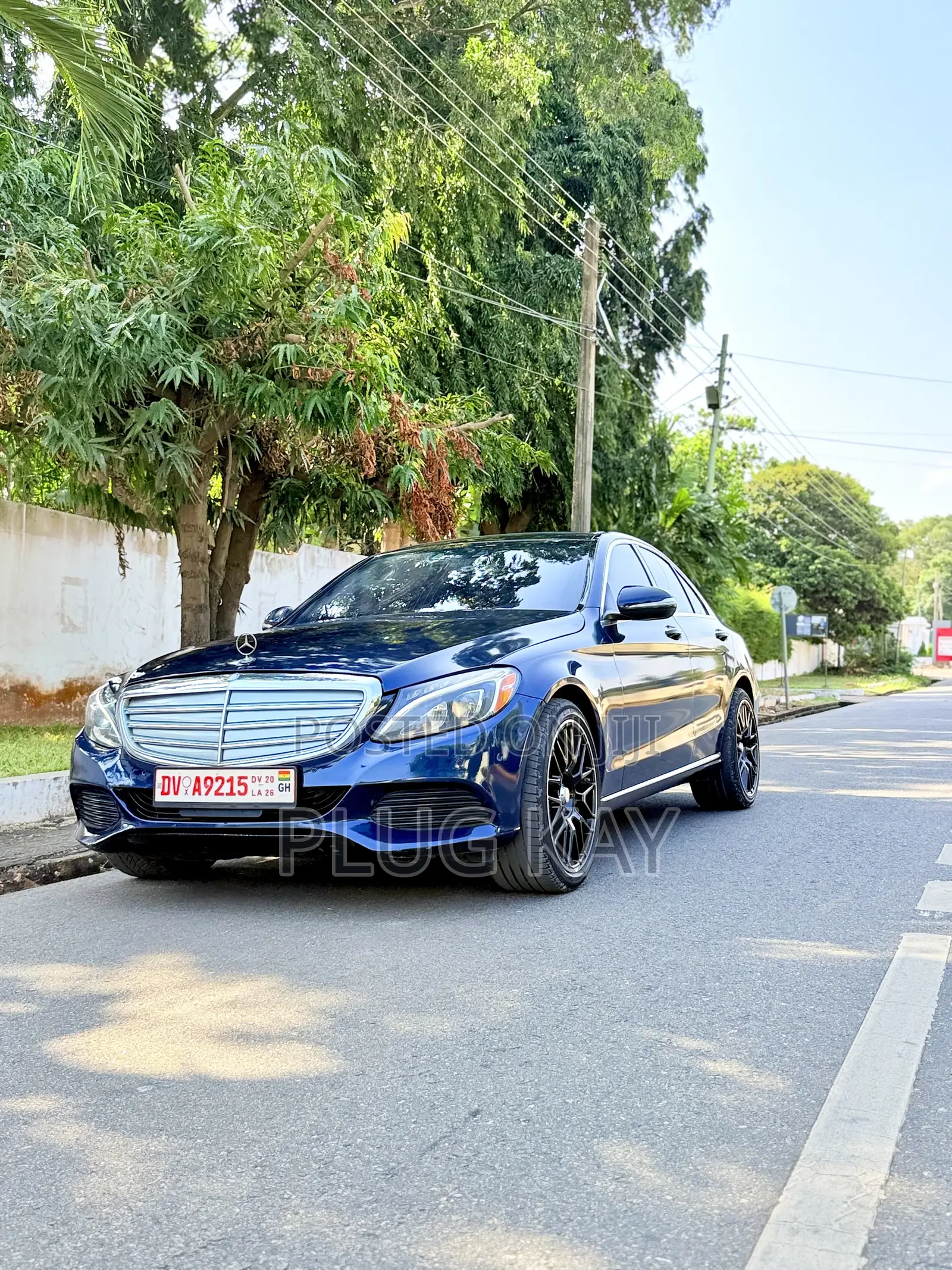 Mercedes-Benz C300 Luxury 4Matic Sedan AWD (2.0L 4cyl 7A) 2016 Blue