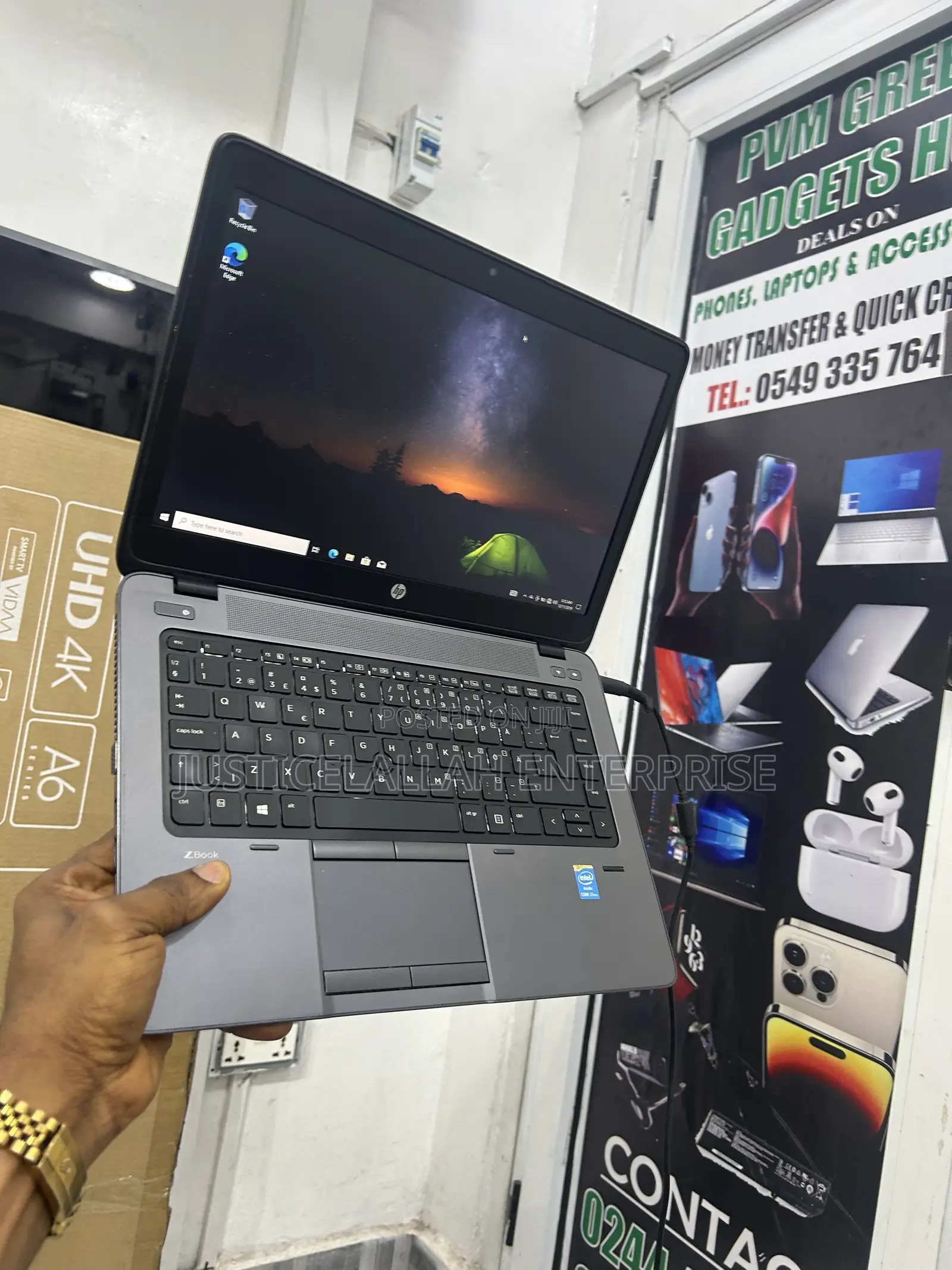 Laptop HP ZBook 14 12GB Intel Core i7 SSD 256GB