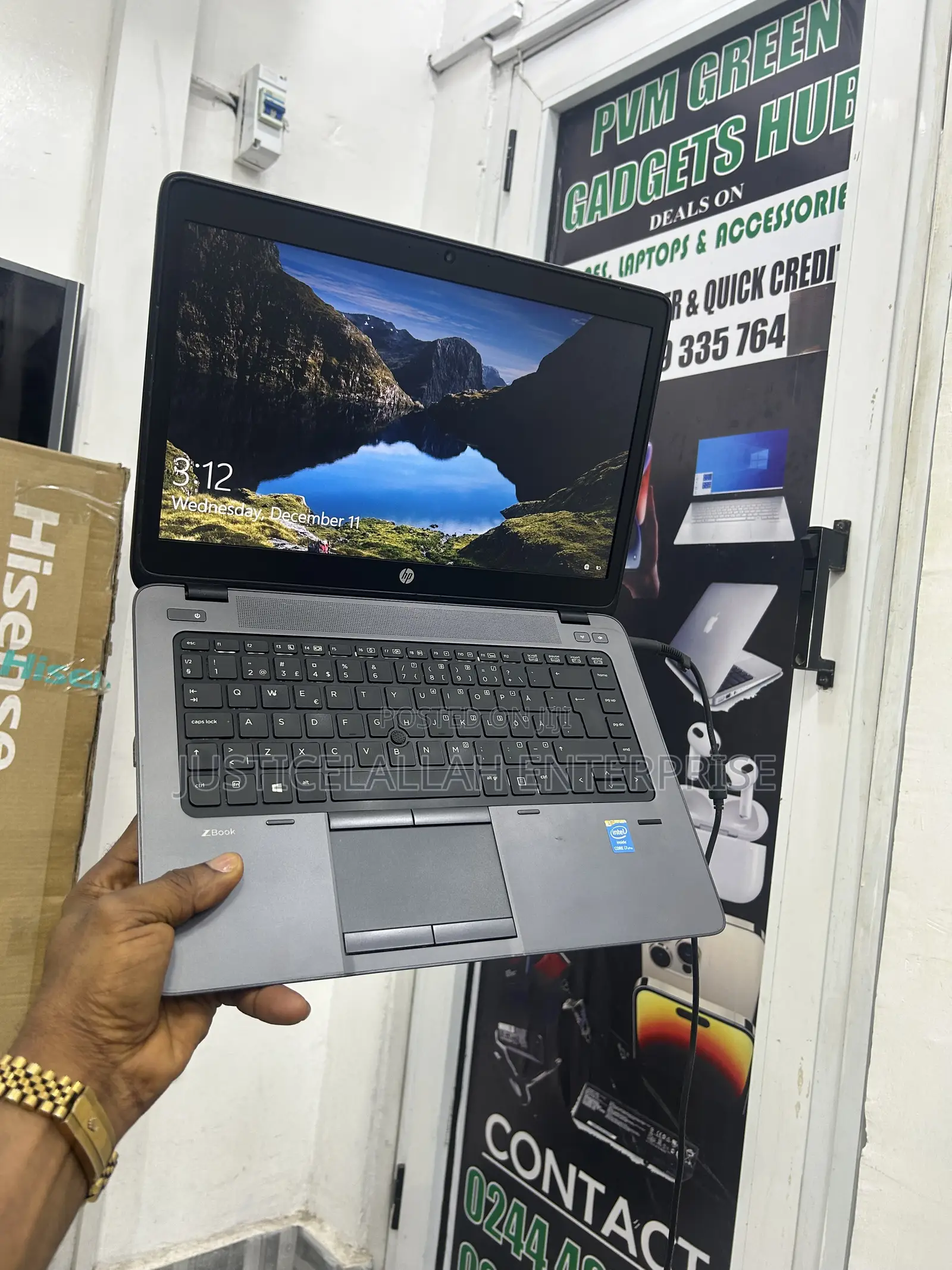 Laptop HP ZBook 14 12GB Intel Core i7 SSD 256GB