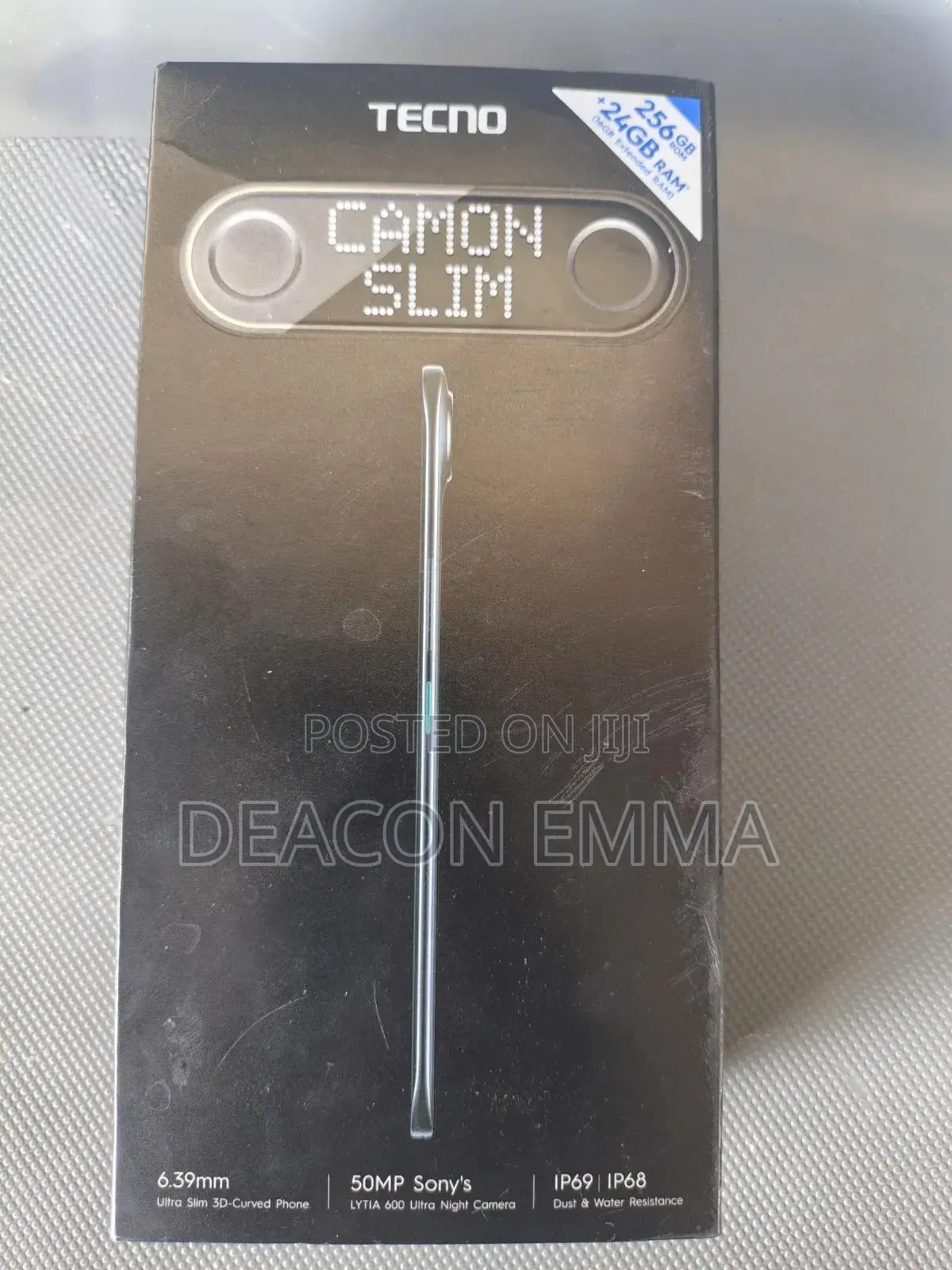 Tecno Camon Slim 256 GB Black