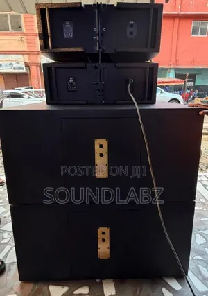 RCF Double Bass Speakers and 12inches Line Arrays Speakers