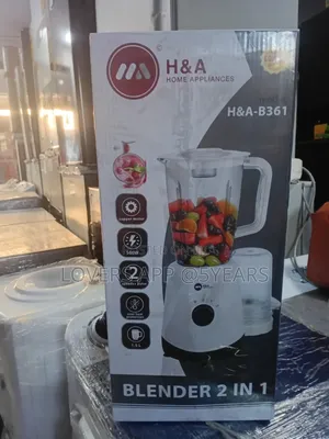 H&A 2 in 1 Blender -Easy to Operate and Clean