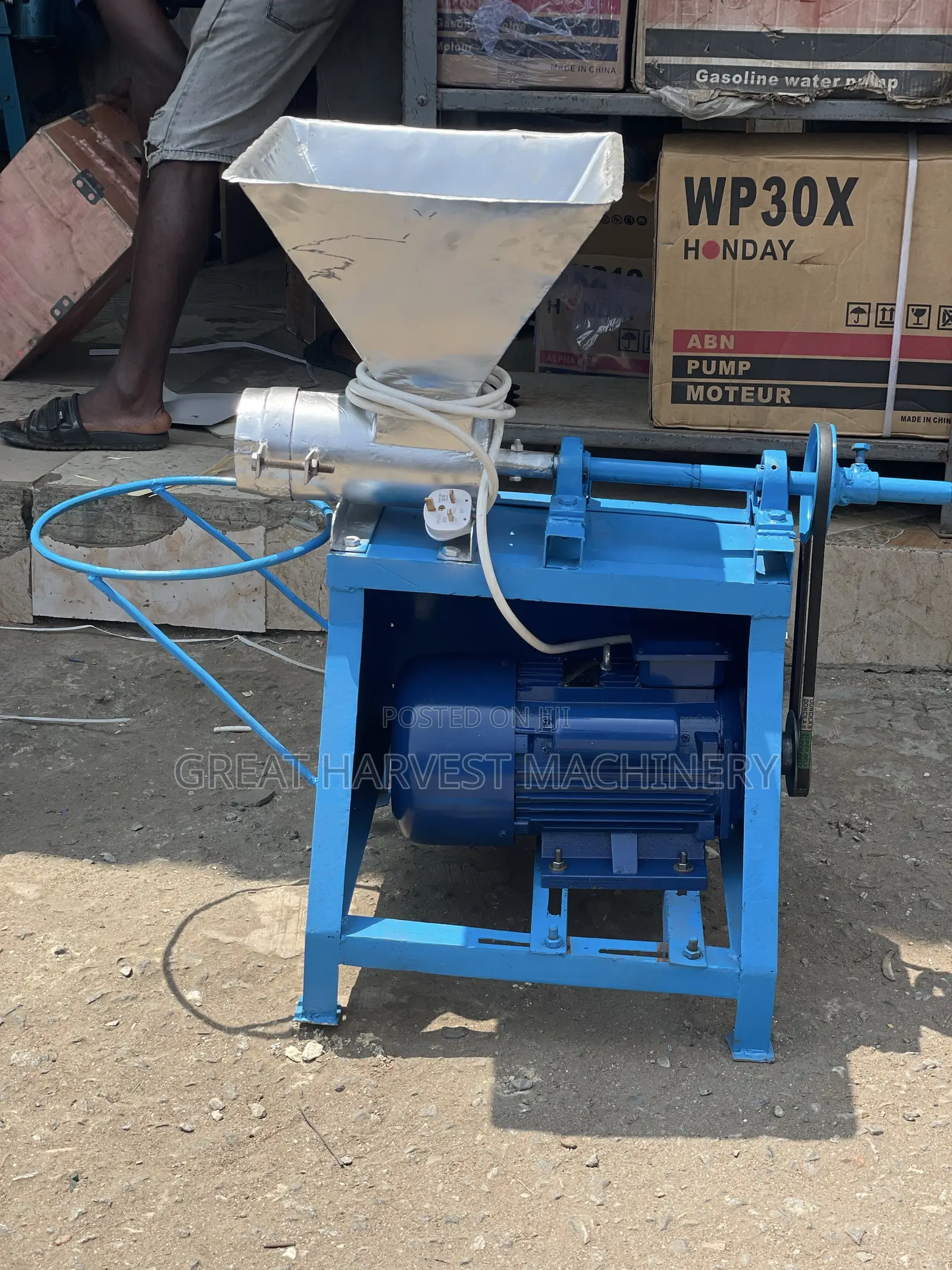 Fufu Pounding Machine With Electric Motor