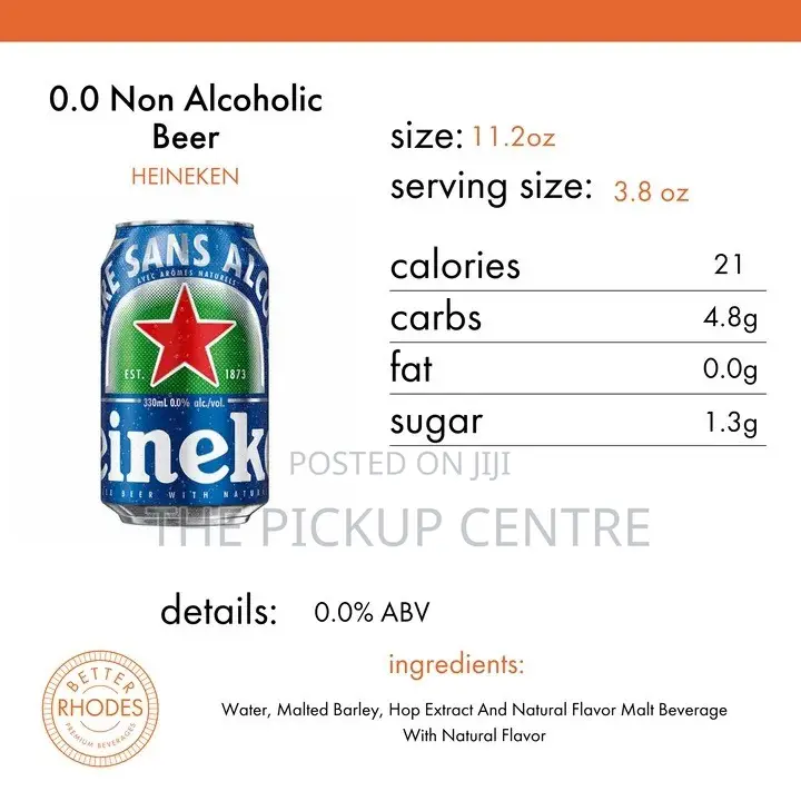 Heineken 0.0 Non-Alcoholic 12 Packs, 11.2 Fl Oz Cans