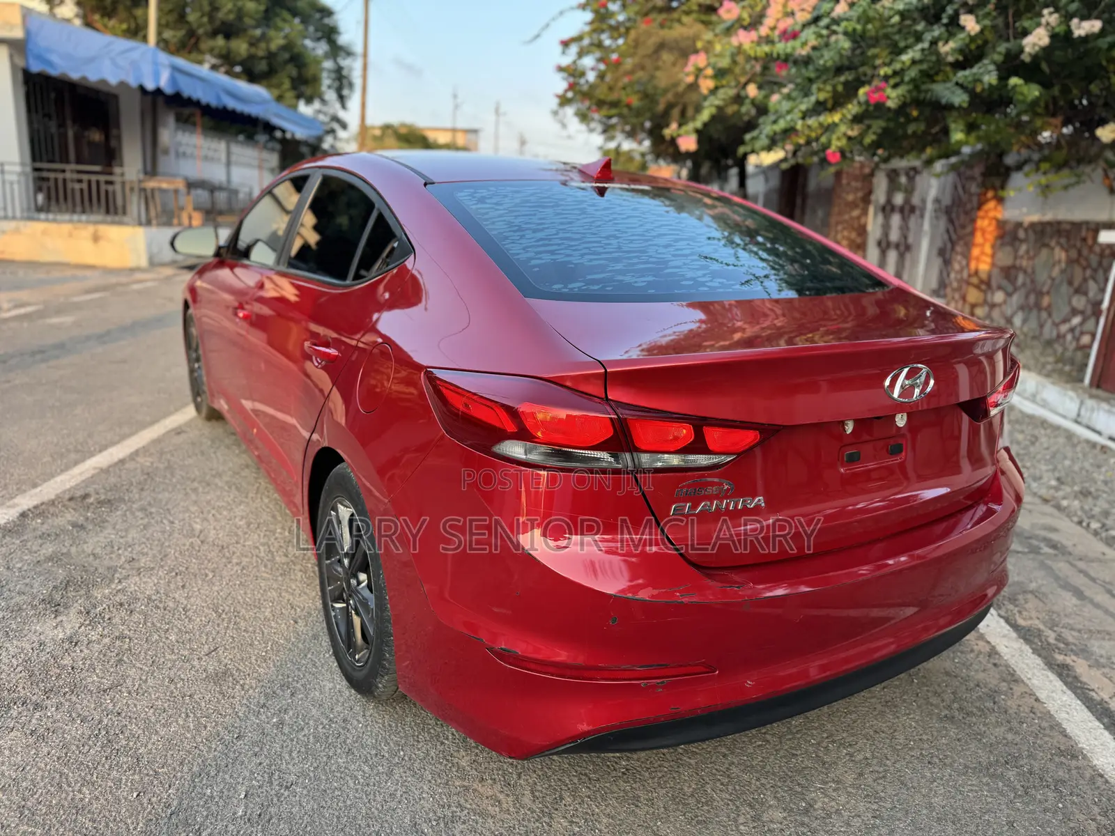 Hyundai Elantra Limited 2018 Red