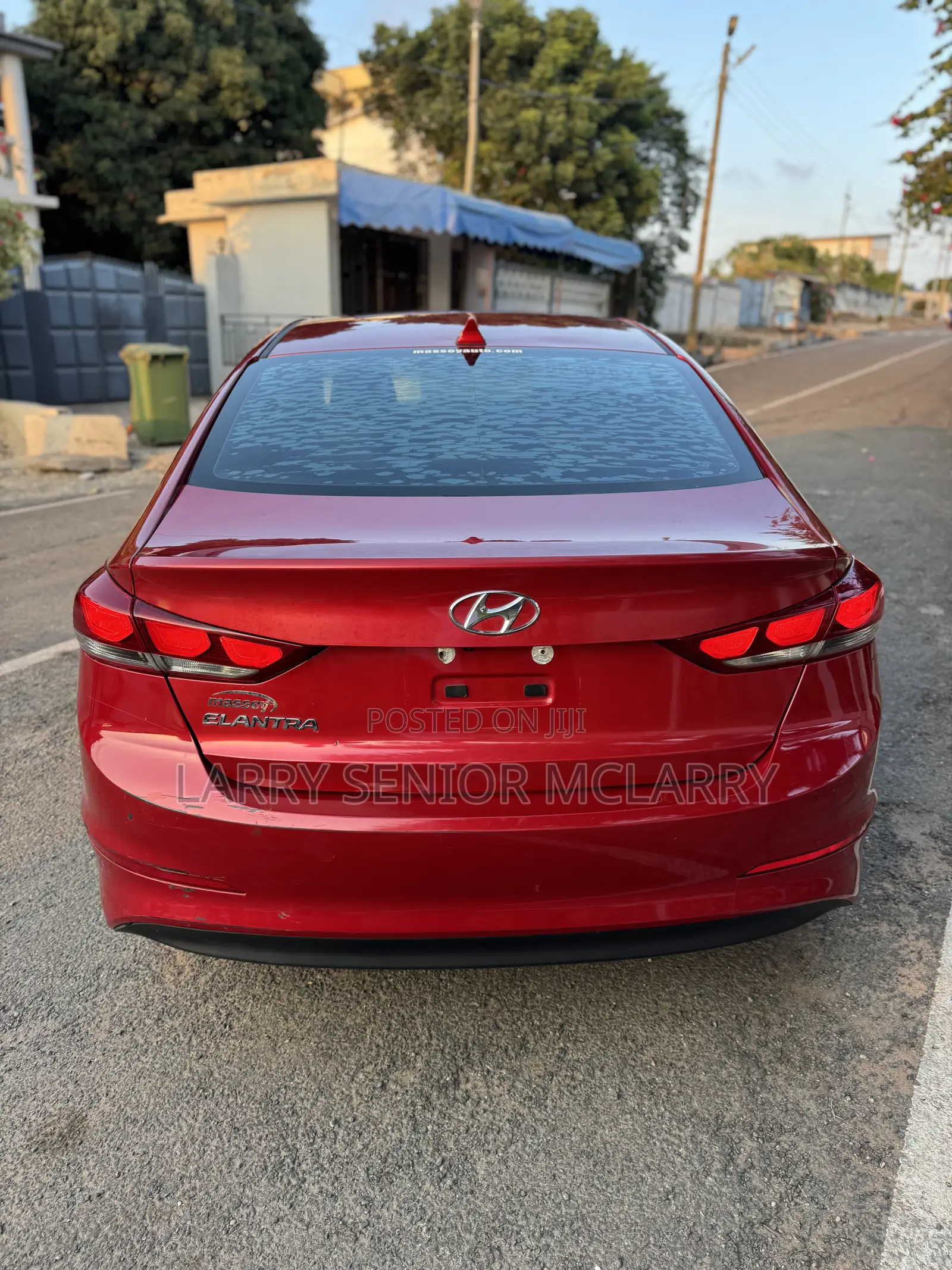 Hyundai Elantra Limited 2018 Red