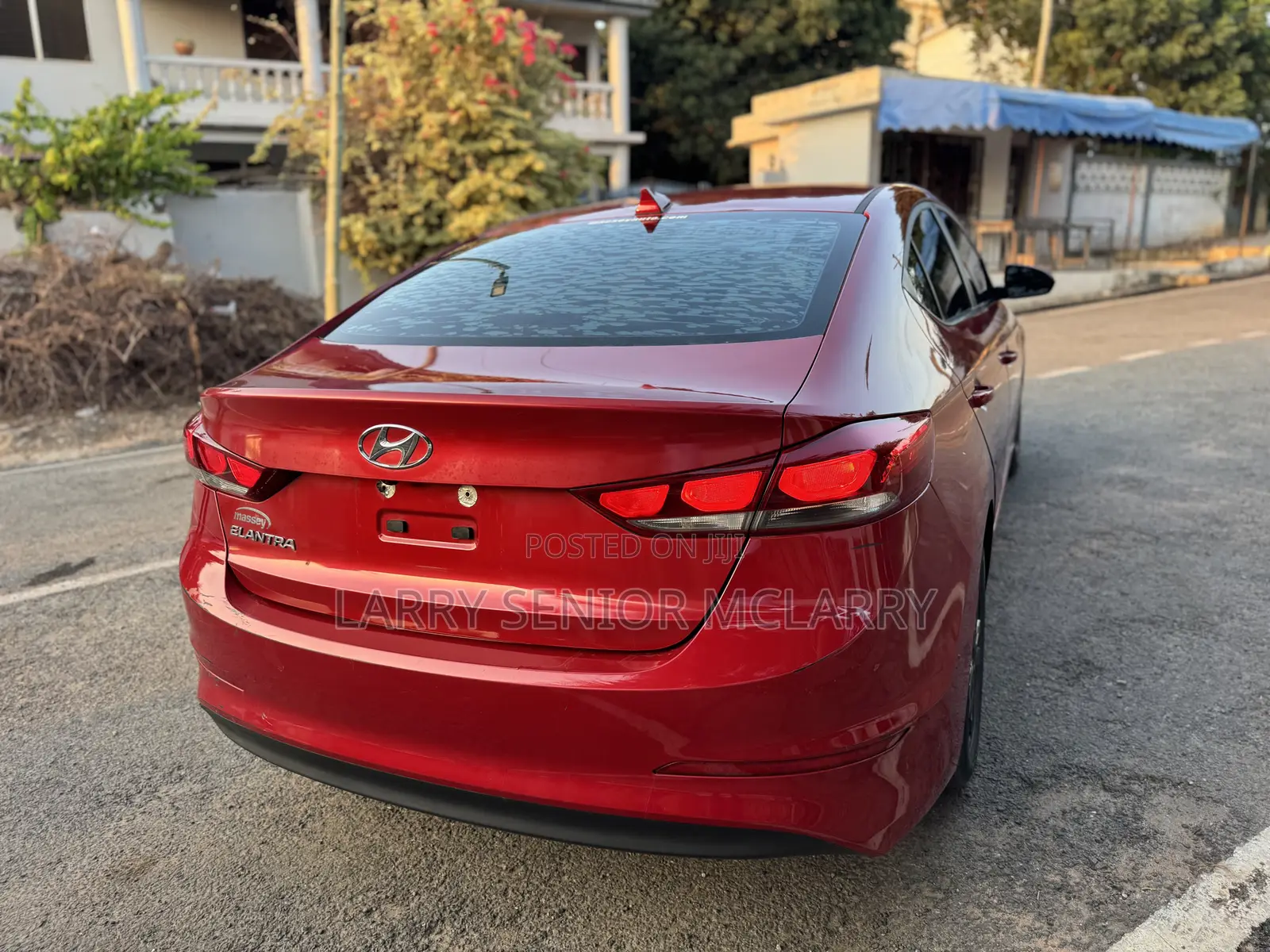 Hyundai Elantra Limited 2018 Red