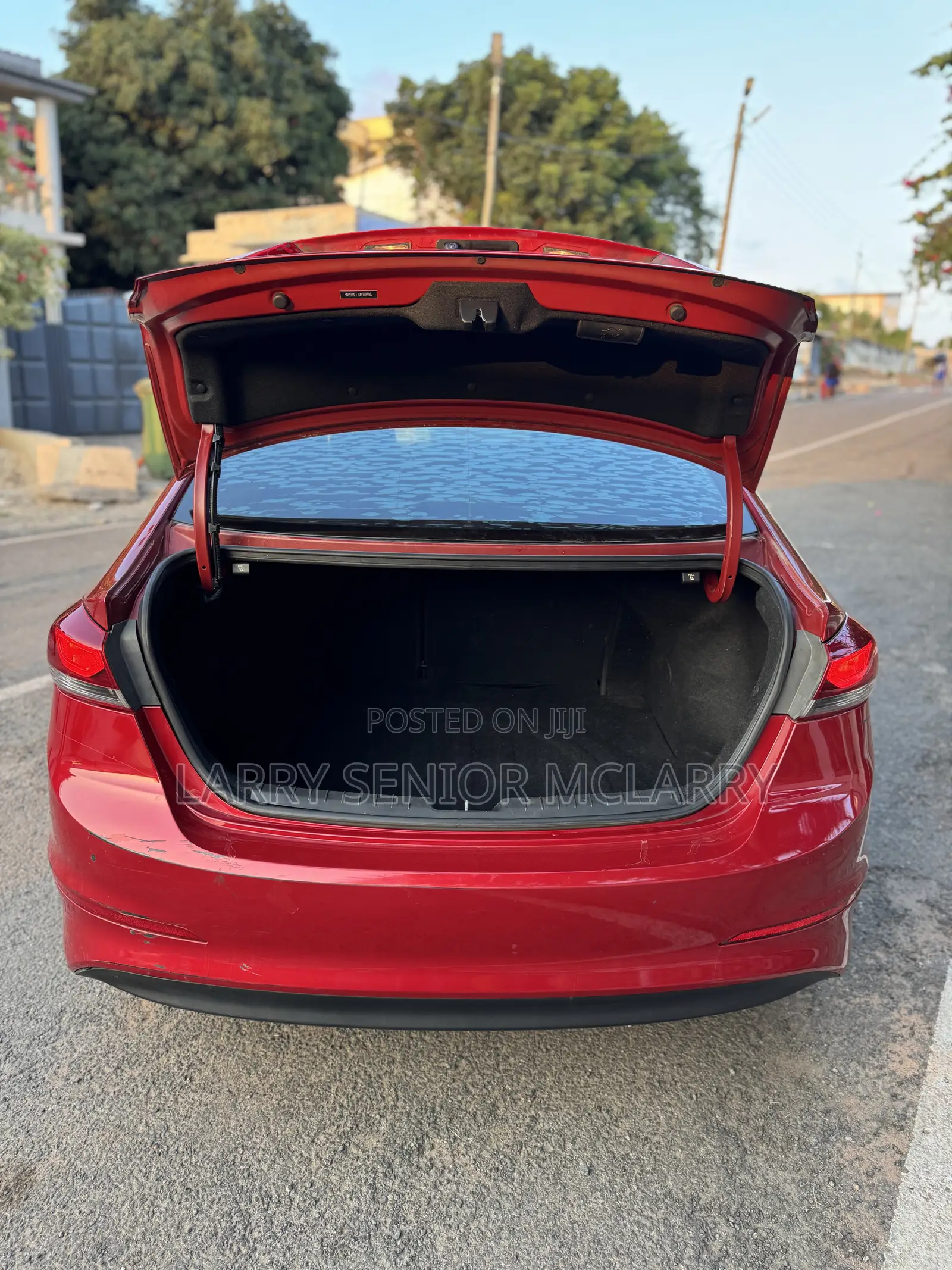 Hyundai Elantra Limited 2018 Red