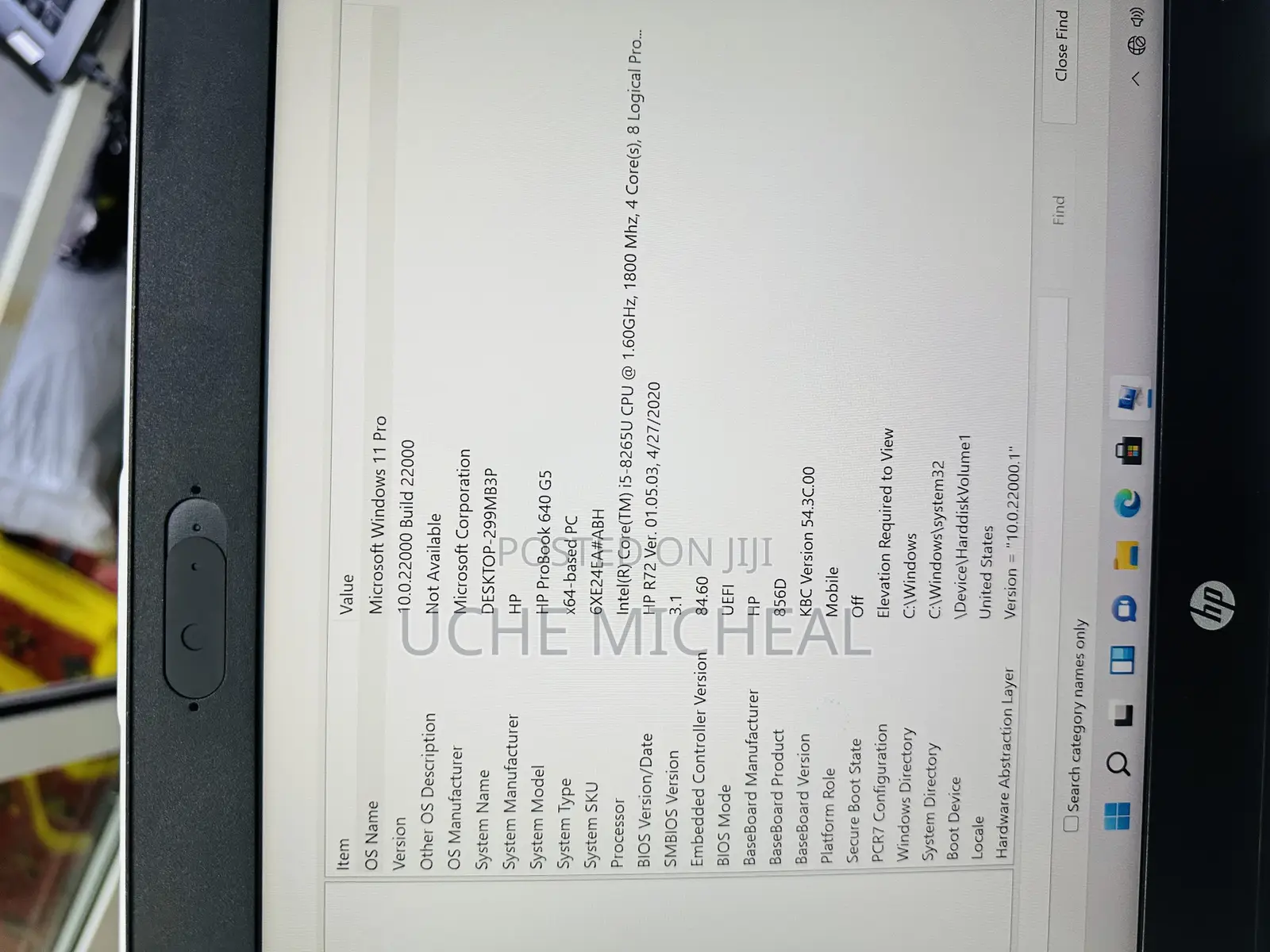 Laptop HP ProBook 640 G5 8GB Intel Core i5 SSD 256GB