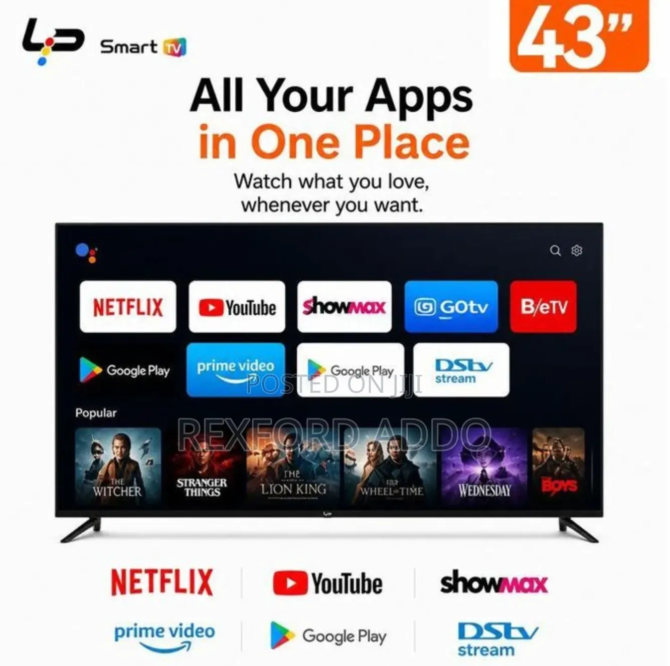 Lp 43 + Free Adjustable Wall Mount
