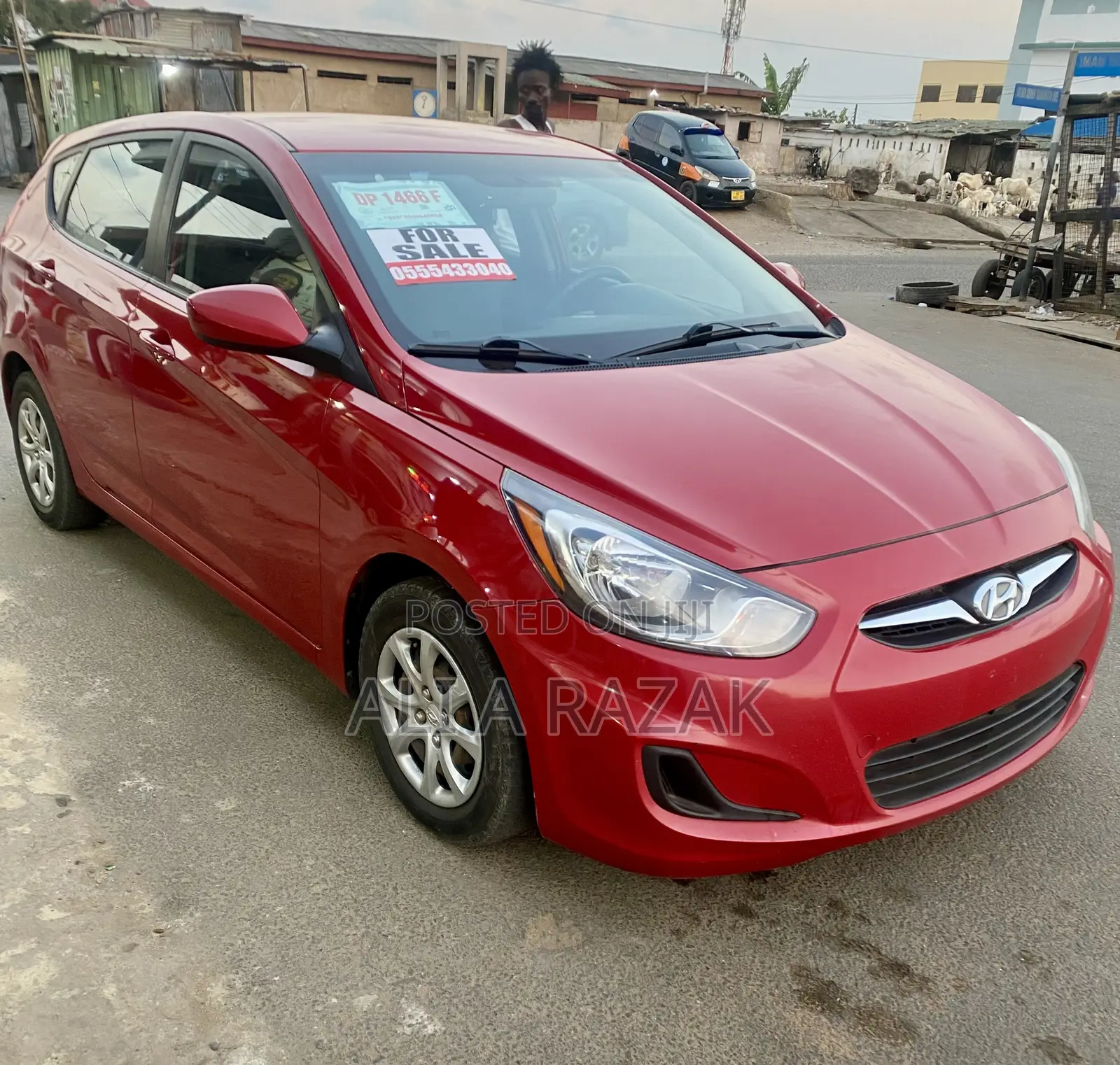 Hyundai Accent GS 4dr Hatchback (1.6L 4cyl 6A) 2014 Gray