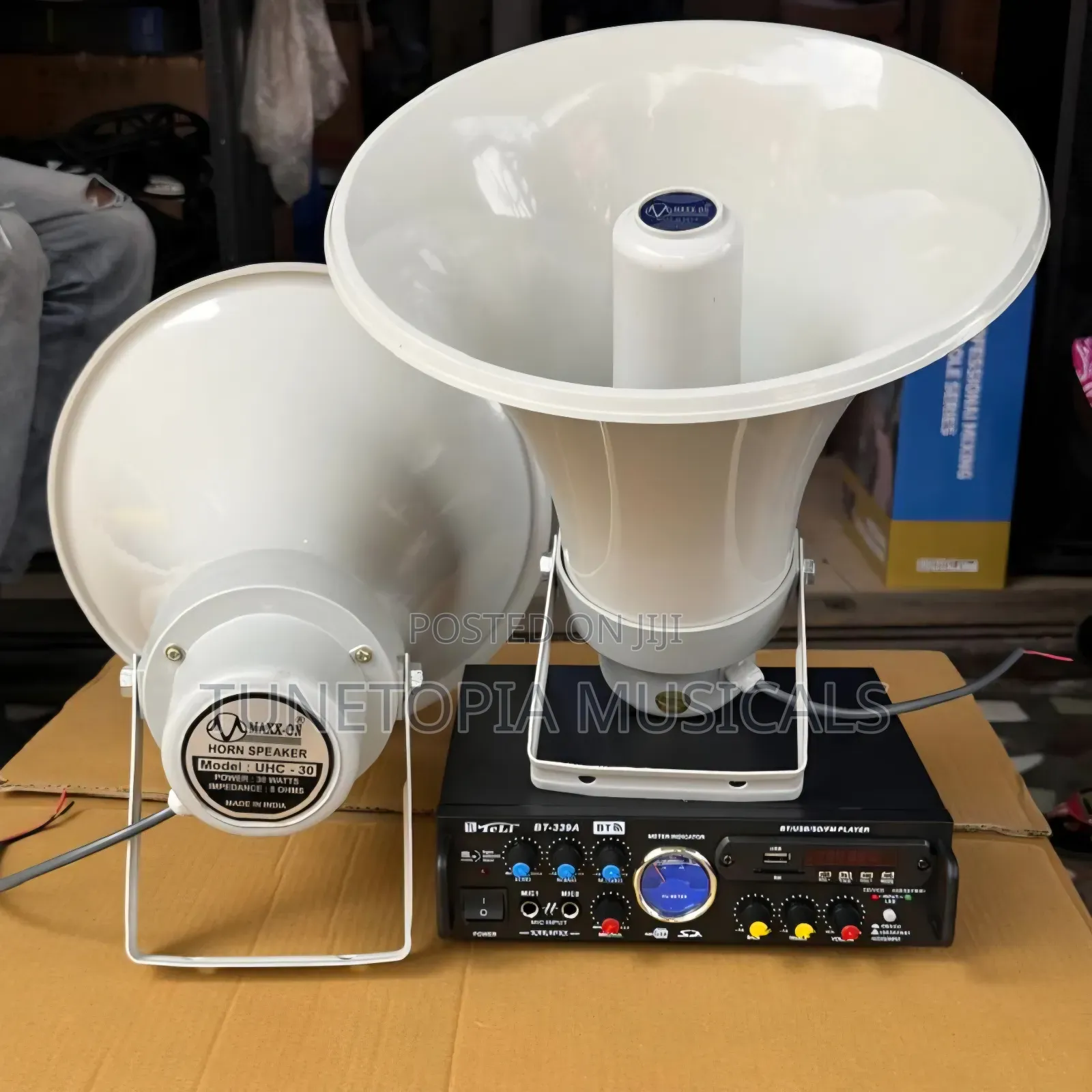Car Horns and Amplifier