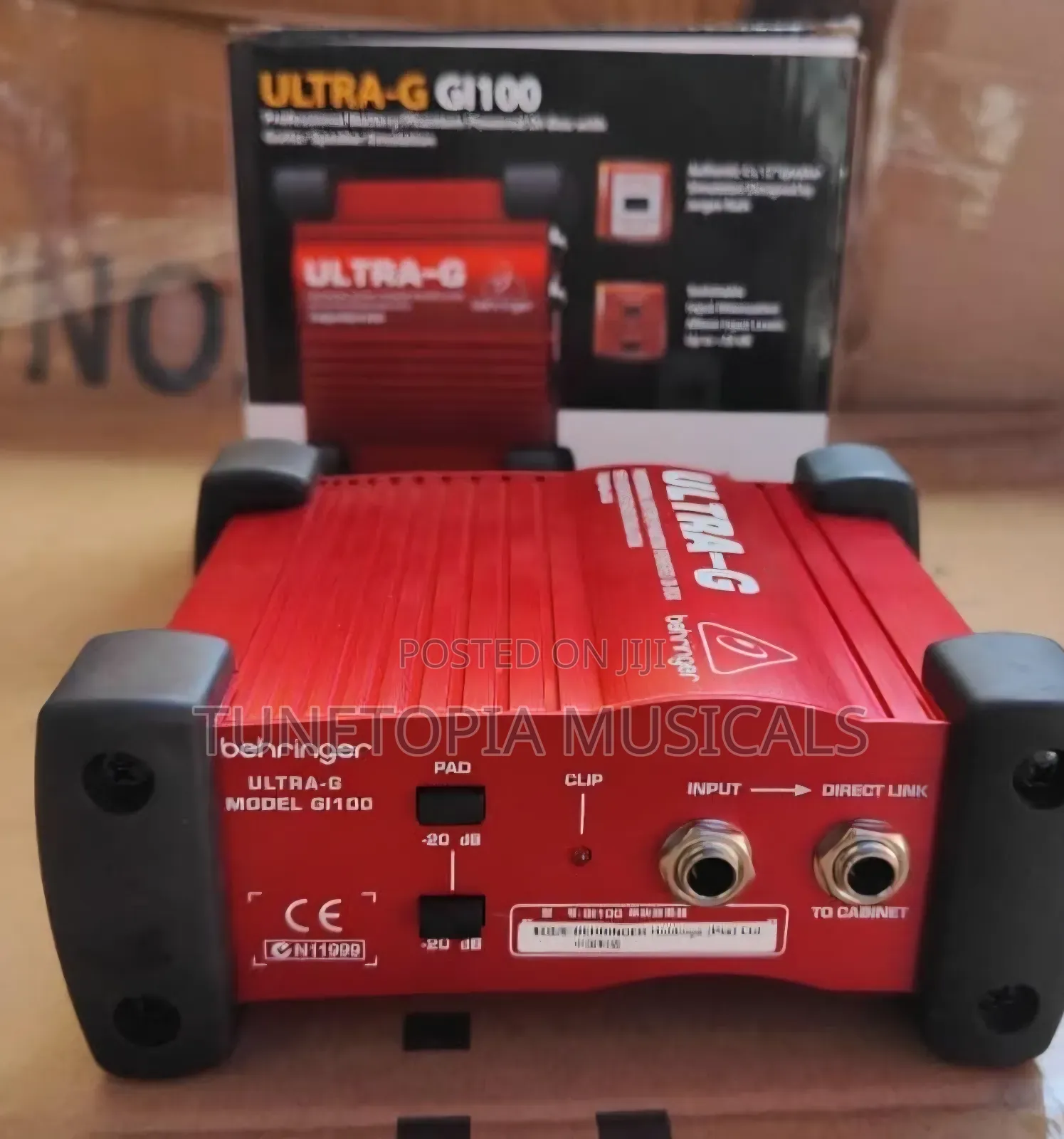Behringer Ultra-G GI100, a Professional Active 1-Channel (DI) Box