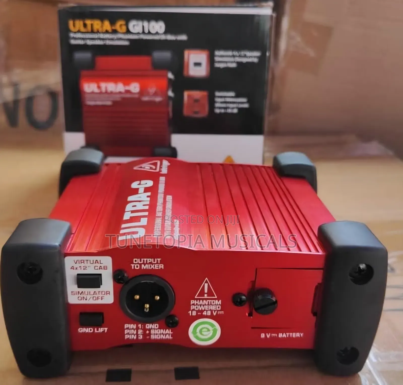 Behringer Ultra-G GI100, a Professional Active 1-Channel (DI) Box