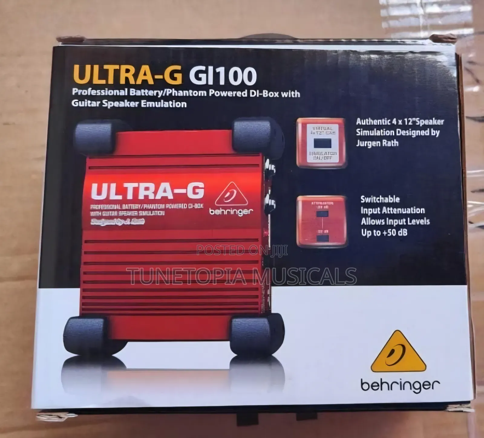Behringer Ultra-G GI100, a Professional Active 1-Channel (DI) Box