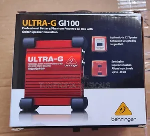 Behringer Ultra-G GI100, a Professional Active 1-Channel (DI) Box