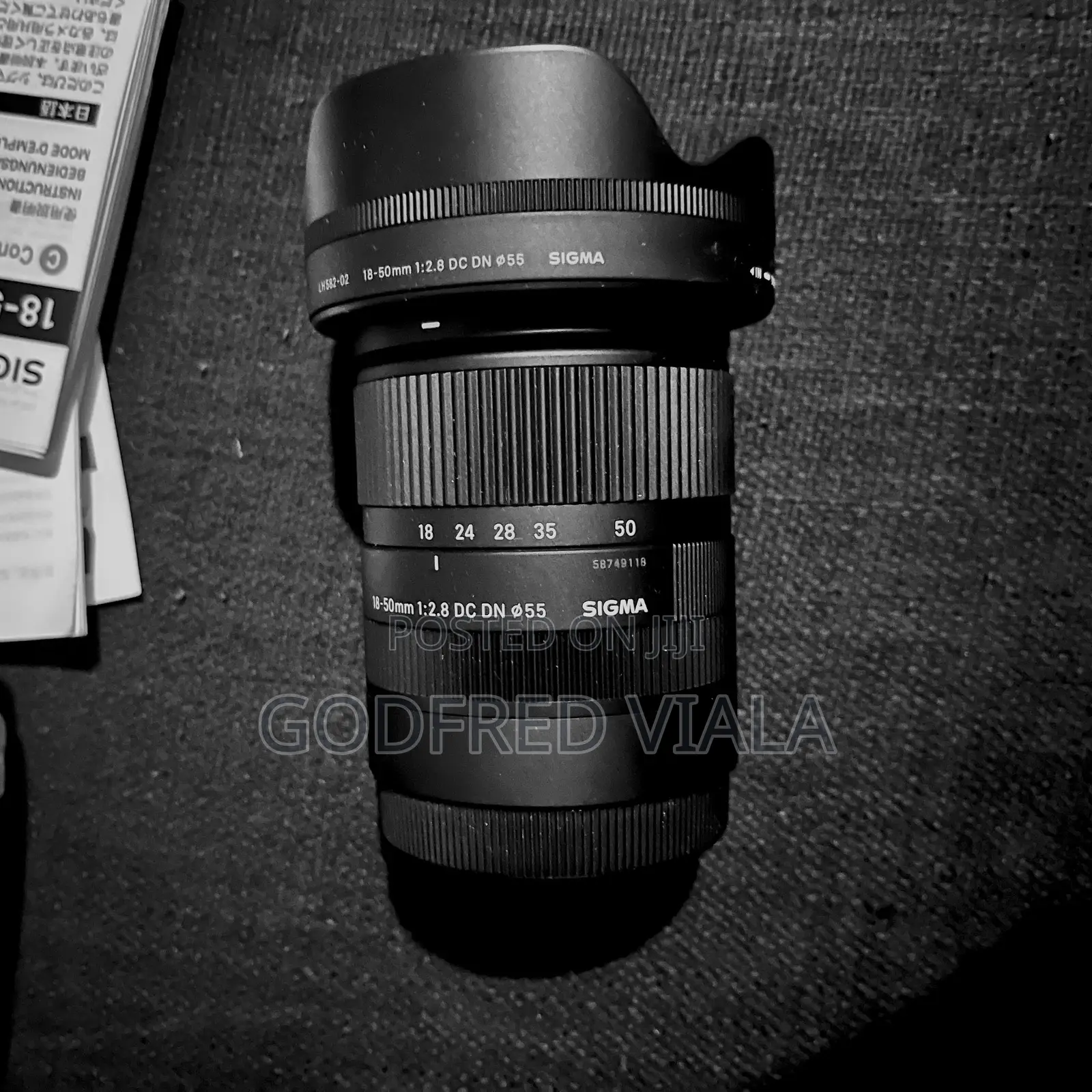 Sigma 18-50mm F2.8 DC DN Lens + UV Protector