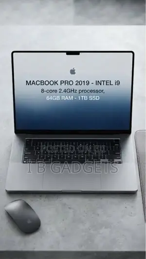Laptop Apple MacBook Pro 2019 64GB Intel Core i9 SSD 1T