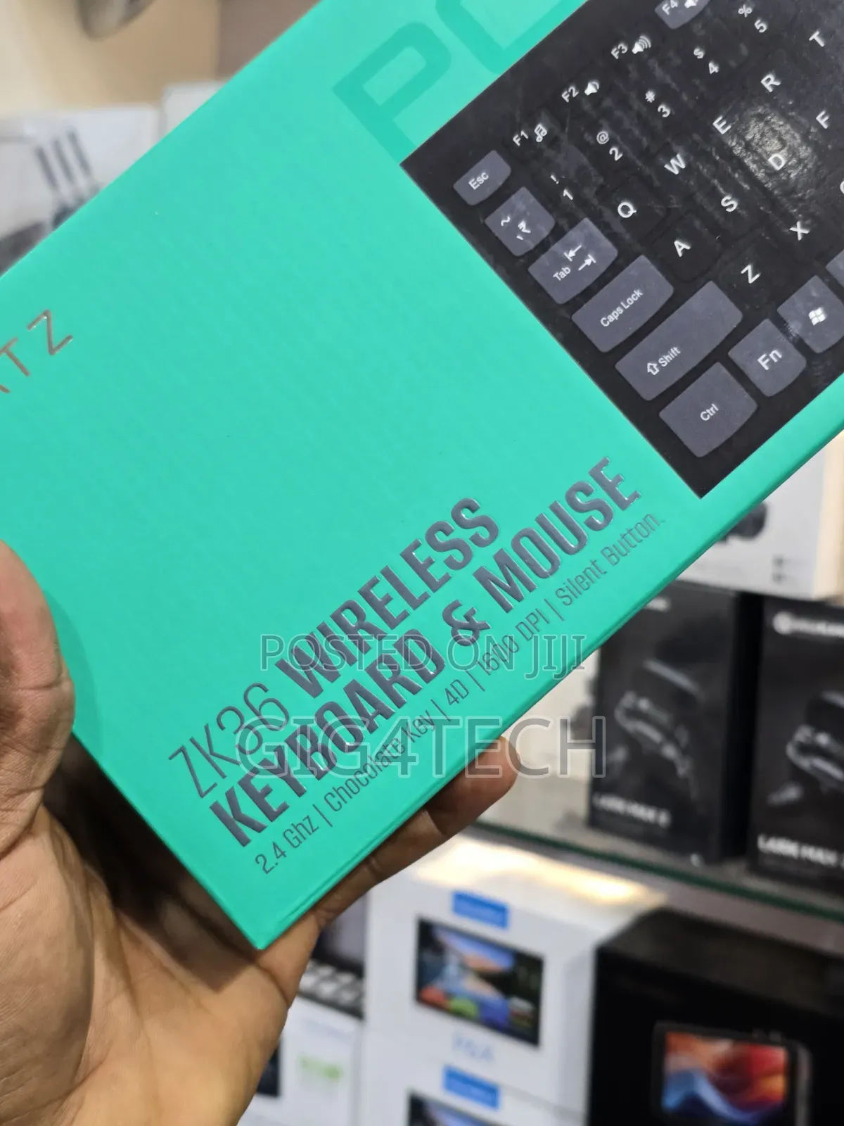 Heatz Zk36 Wireless Keyboard and Mouse Combo
