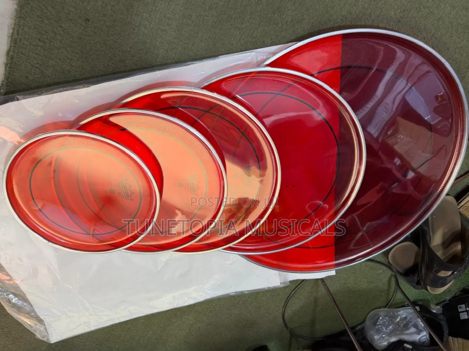 5set Coloured Vellom (Drum Head)