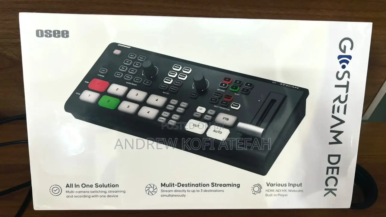 Osee Gostream Deck Video Switcher