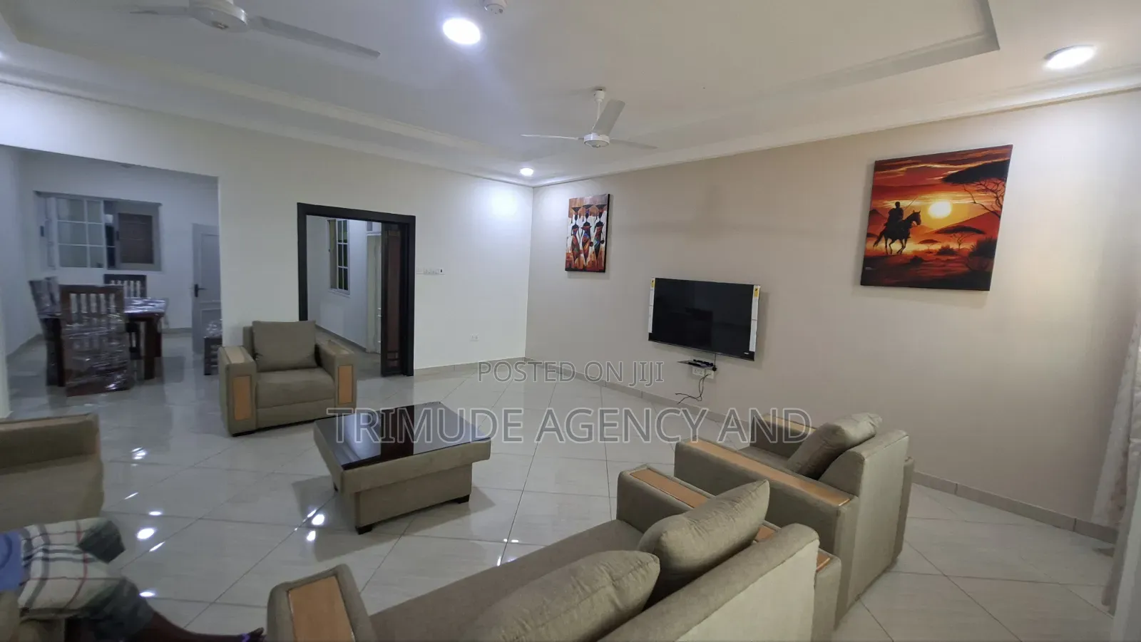 Furnished 3bdrm Apartment in Trimude Agency And, Kumasi Metropolitan