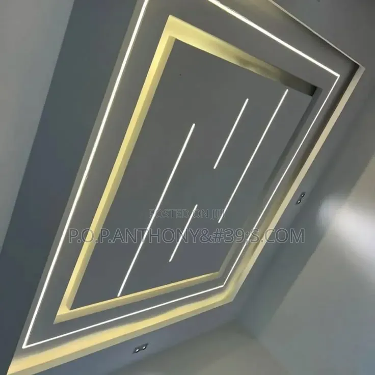 P.O.P Ceiling Design, TV Stand, Hall Design, Cooping