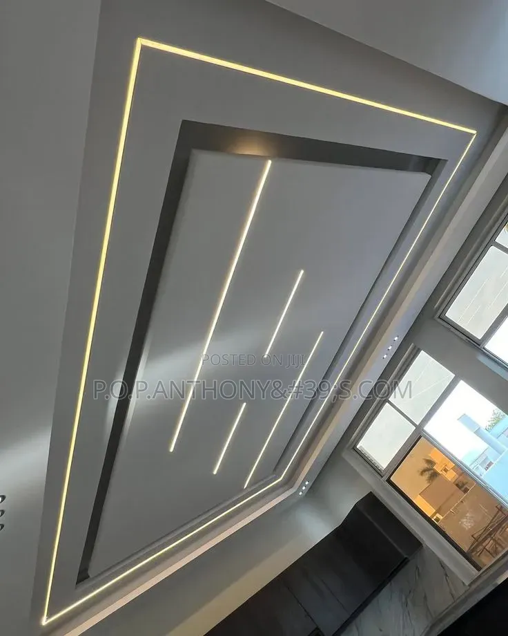 P.O.P Ceiling Design, TV Stand, Hall Design, Cooping