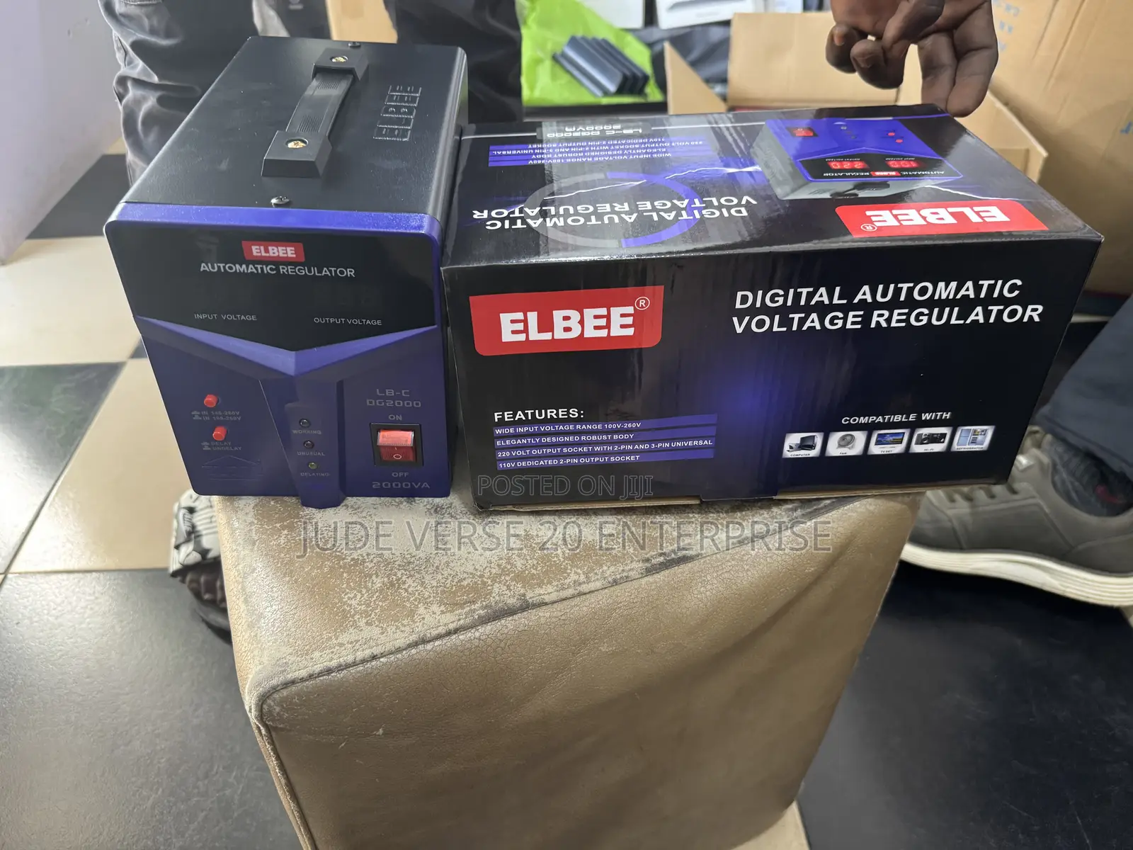 Elbee Automatic Voltage Regulator- Stabilizer 2000watts