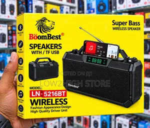 BoomBest LN-5216BT 50W SuperBass Wireless Bluetooth Speaker - Low2High