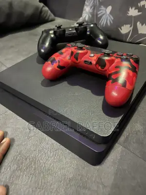 PS4 Slim With Controllers and Games 500GB With 3 Games