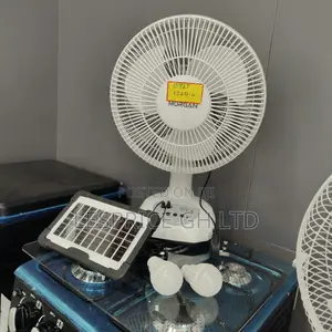 Promo Promo on Our Best Rechargeable Fan With Solar Panels & Led Light
