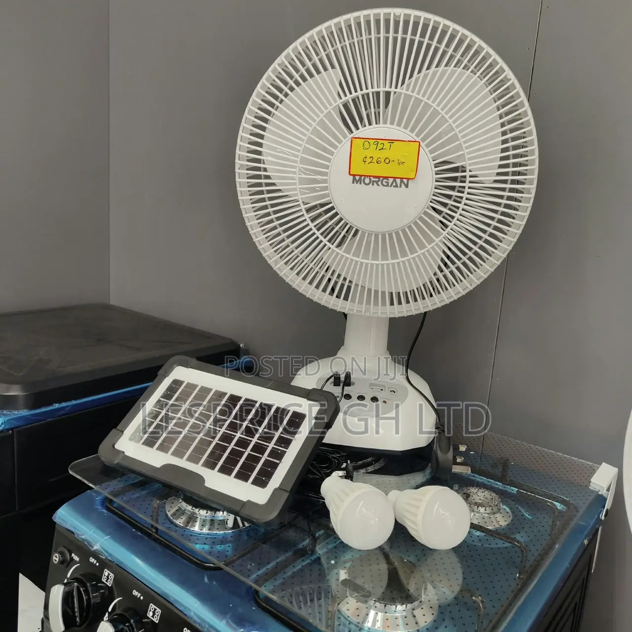Massive Clearance Sale on Our Coolest Morgan Rechargeable Solar Fan