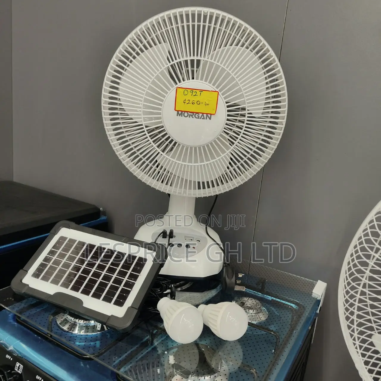 Massive Clearance Sale on Our Coolest Morgan Rechargeable Solar Fan